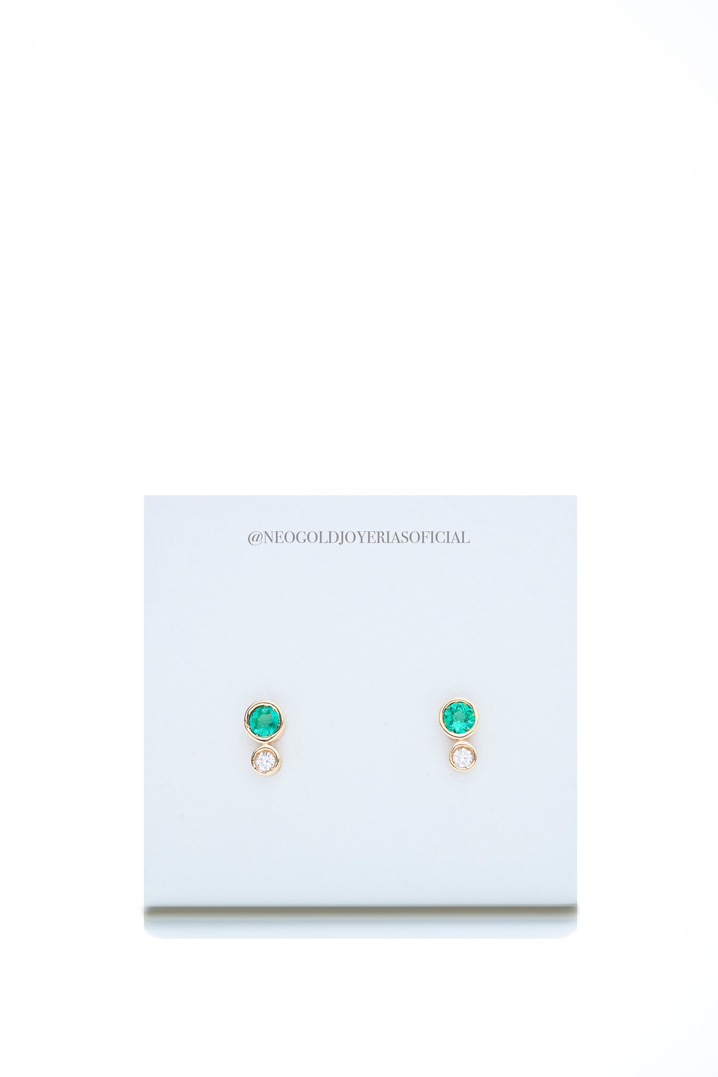 TOPOS OA 18K, ESMERALDA NATURAL / DIAMANTE NATURAL REF 014910