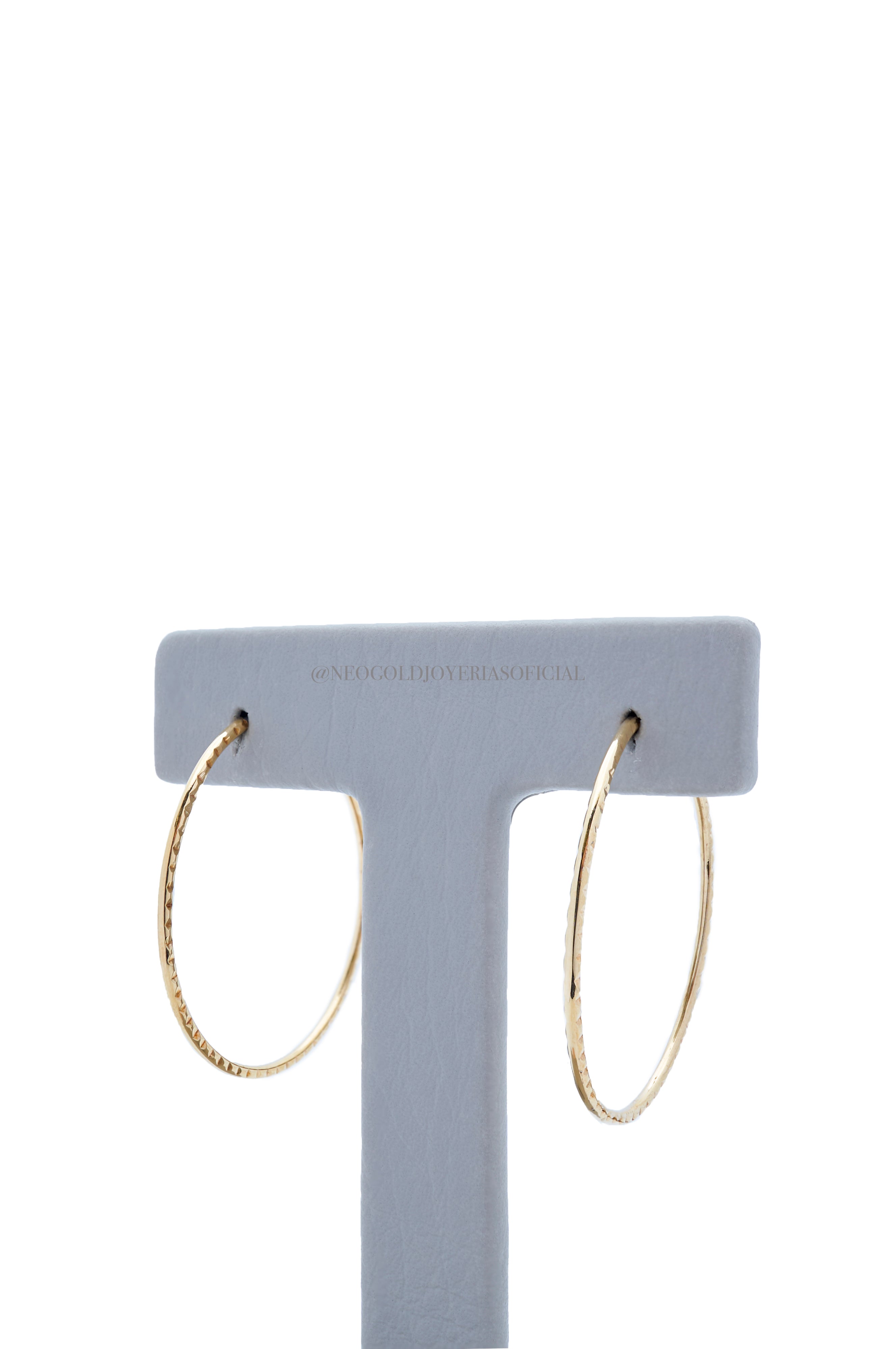 CANDOGAS FACETIADAS, OA 18K, GRANDES REF 012245
