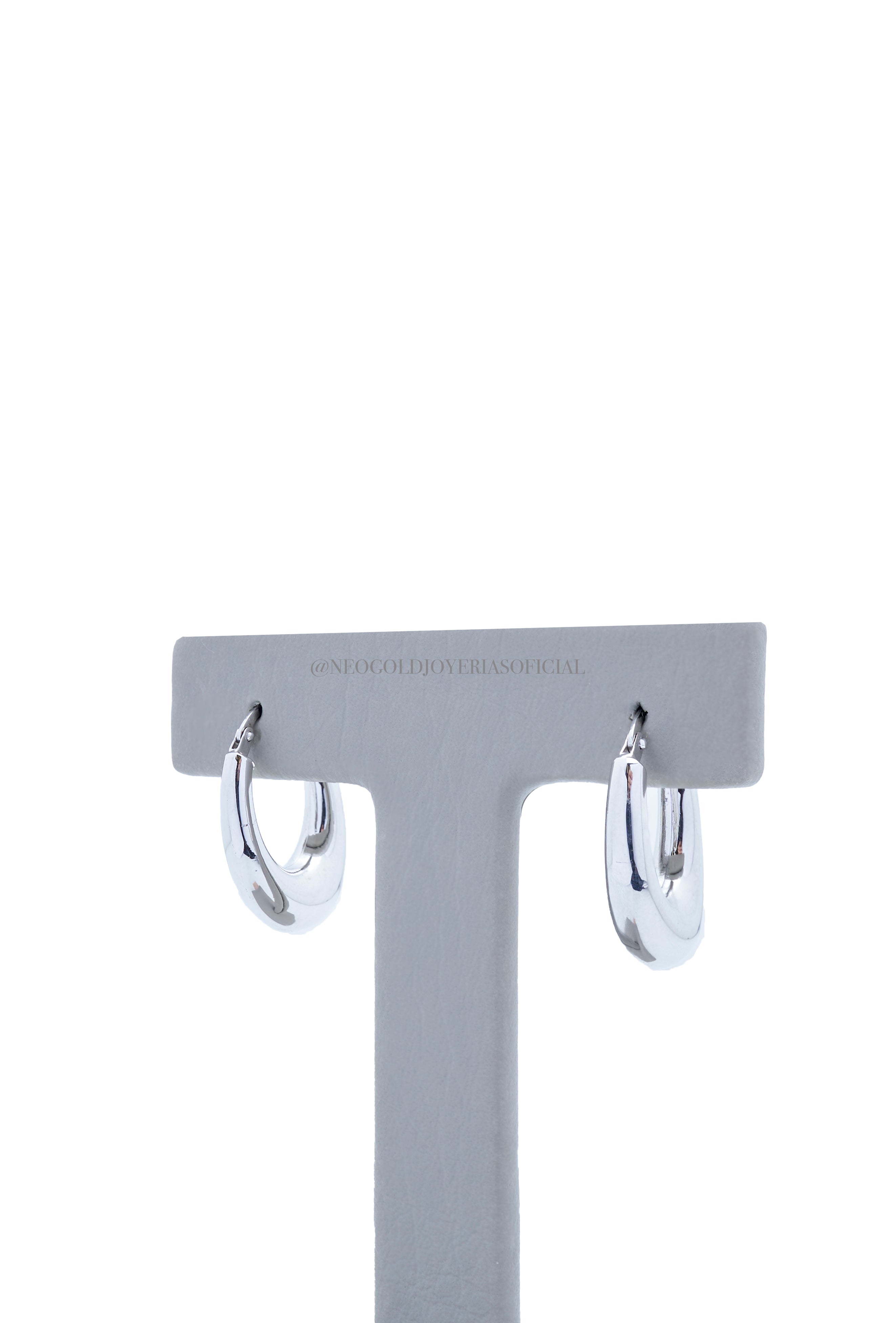 CANDONGAS OB 18K, OVAL LISAS REF 014876