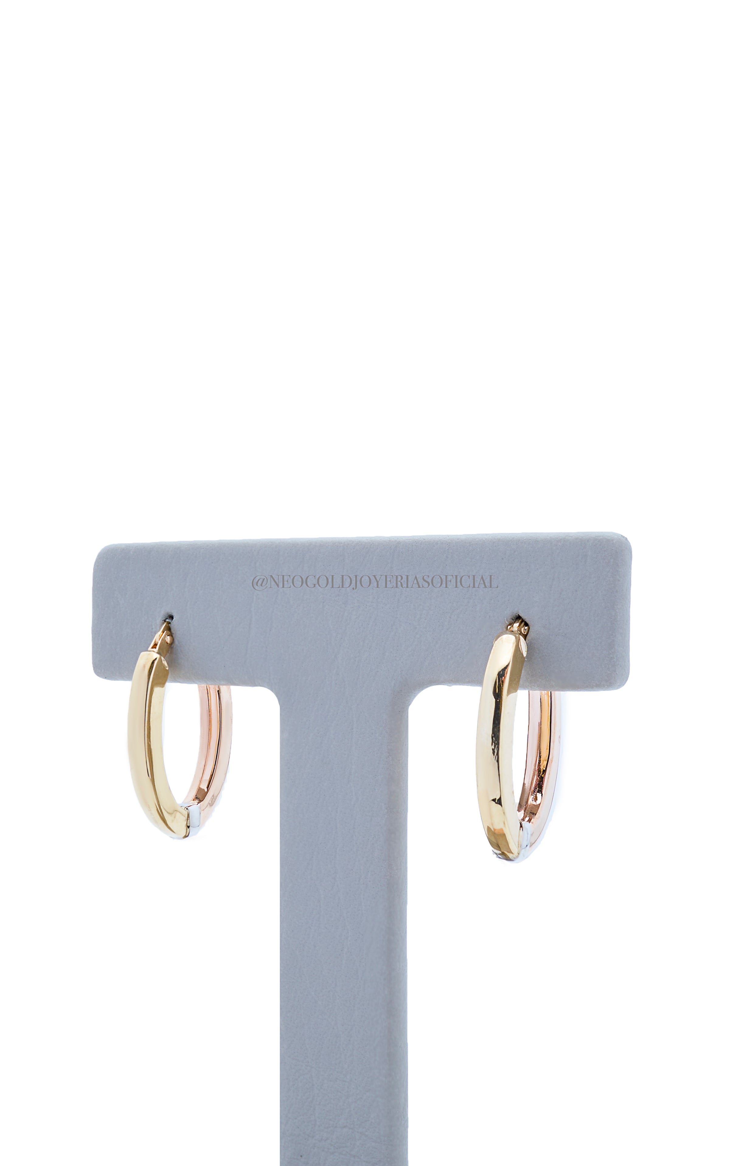 CANDONGAS OVALADAS 3 OROS LISAS REF 015416