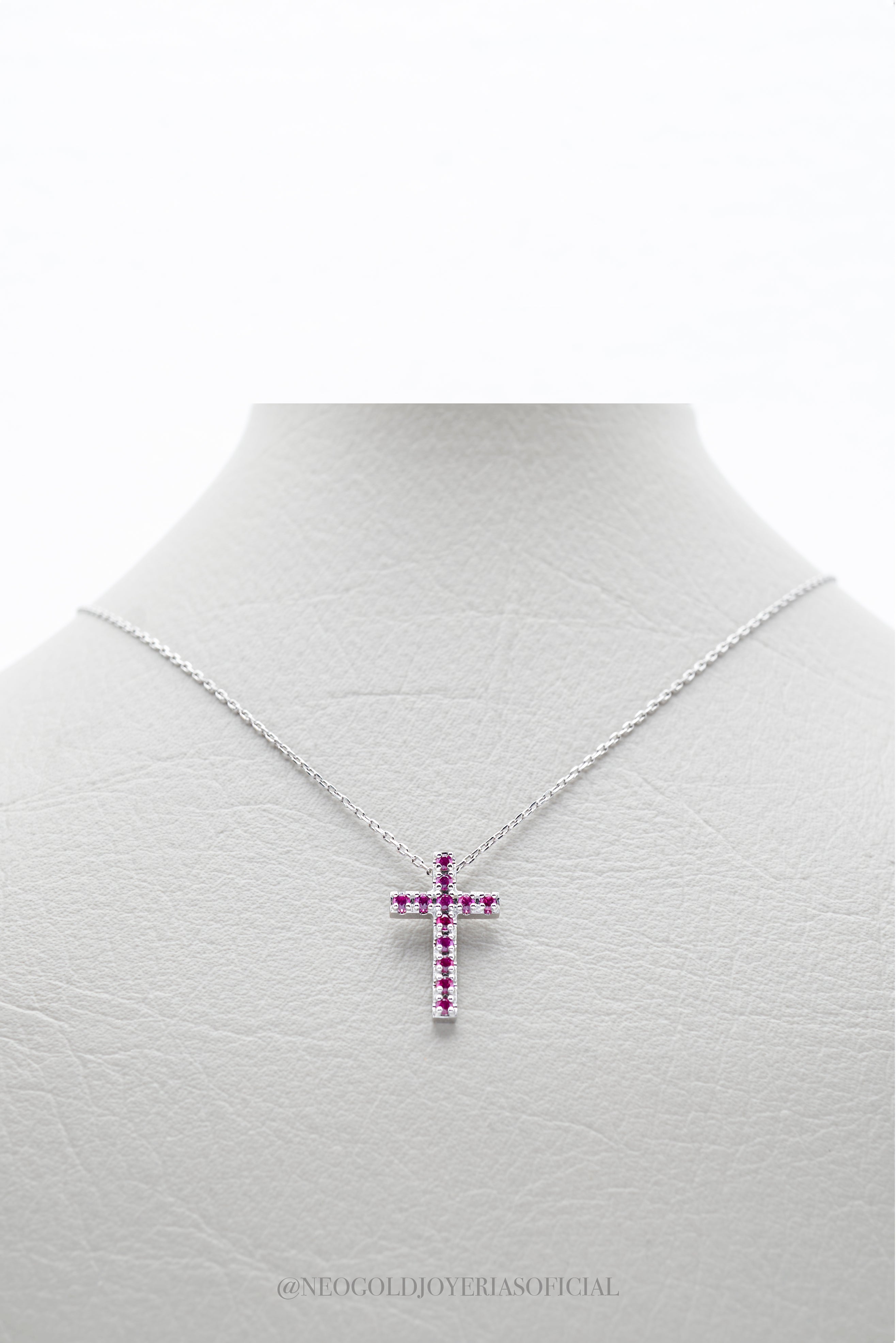 DIJE CRUZ OB/ RUBIES - REF 004897