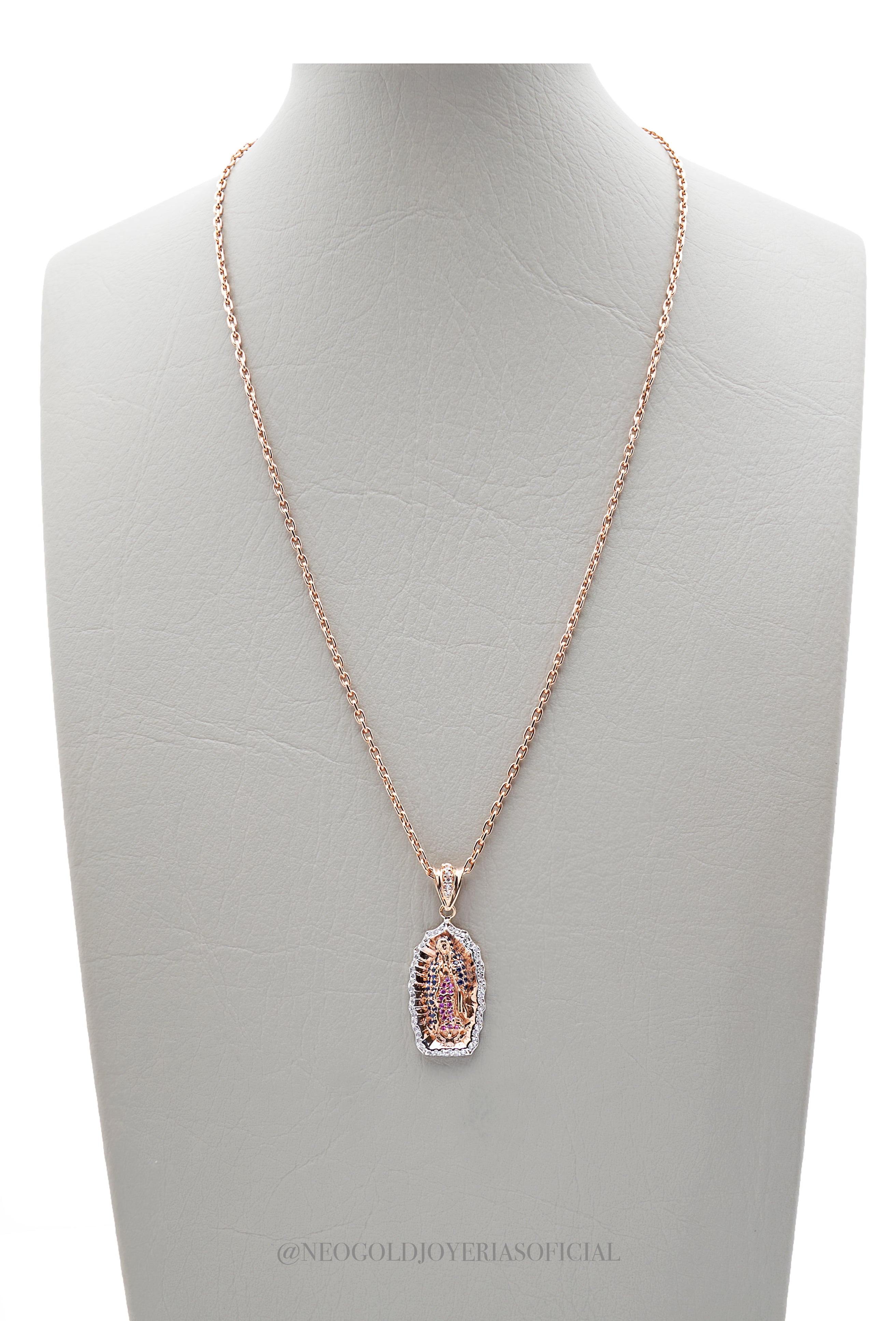DIJE VIRGEN GUADALUPE OR/ CIRCON - REF 007721