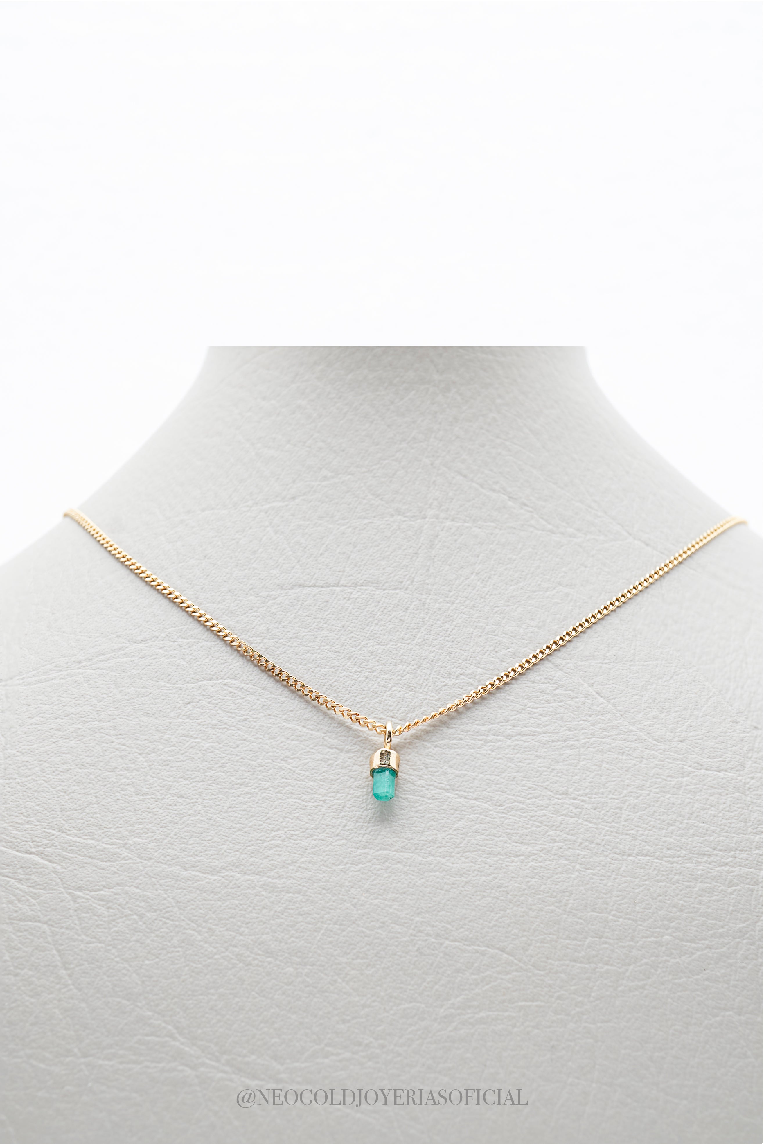 DIJE OA/ CANUTILLO ESMERALDA - REF 011186