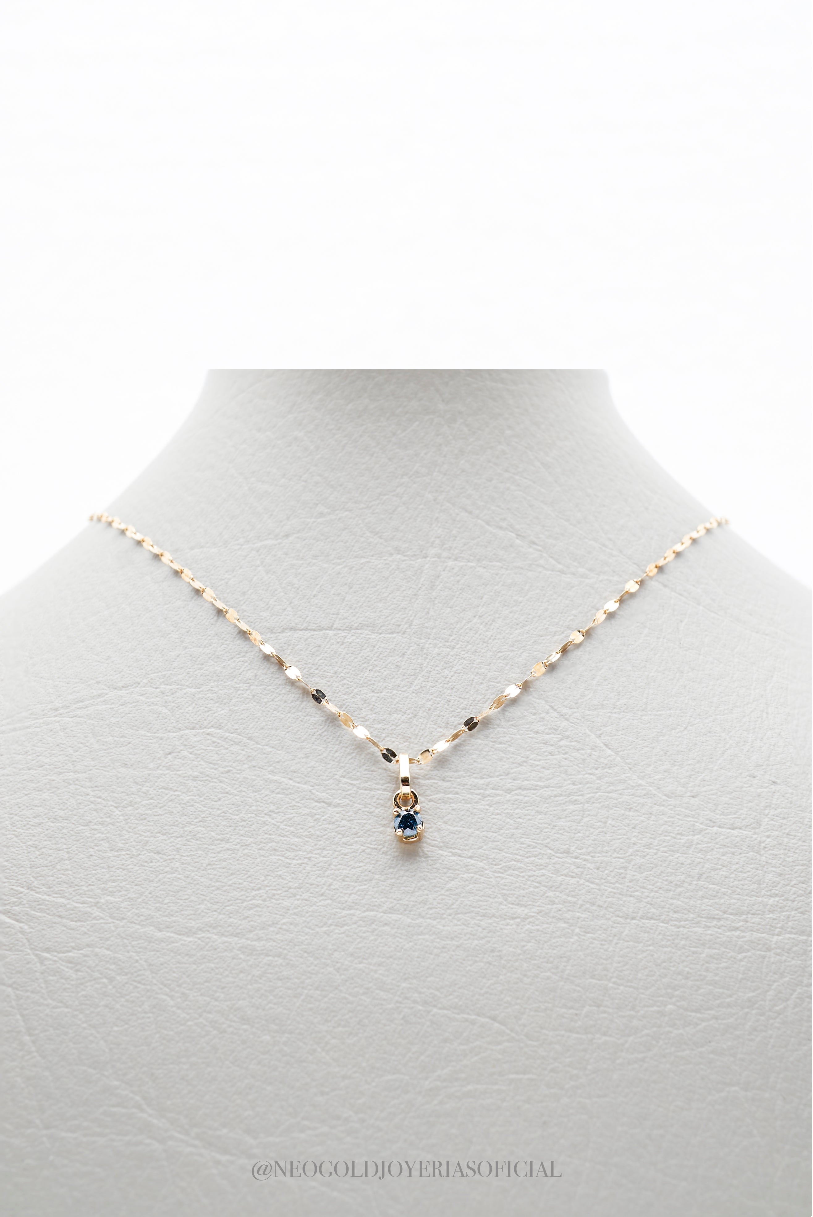 DIJE DIAMENTE AZUL - REF 011647