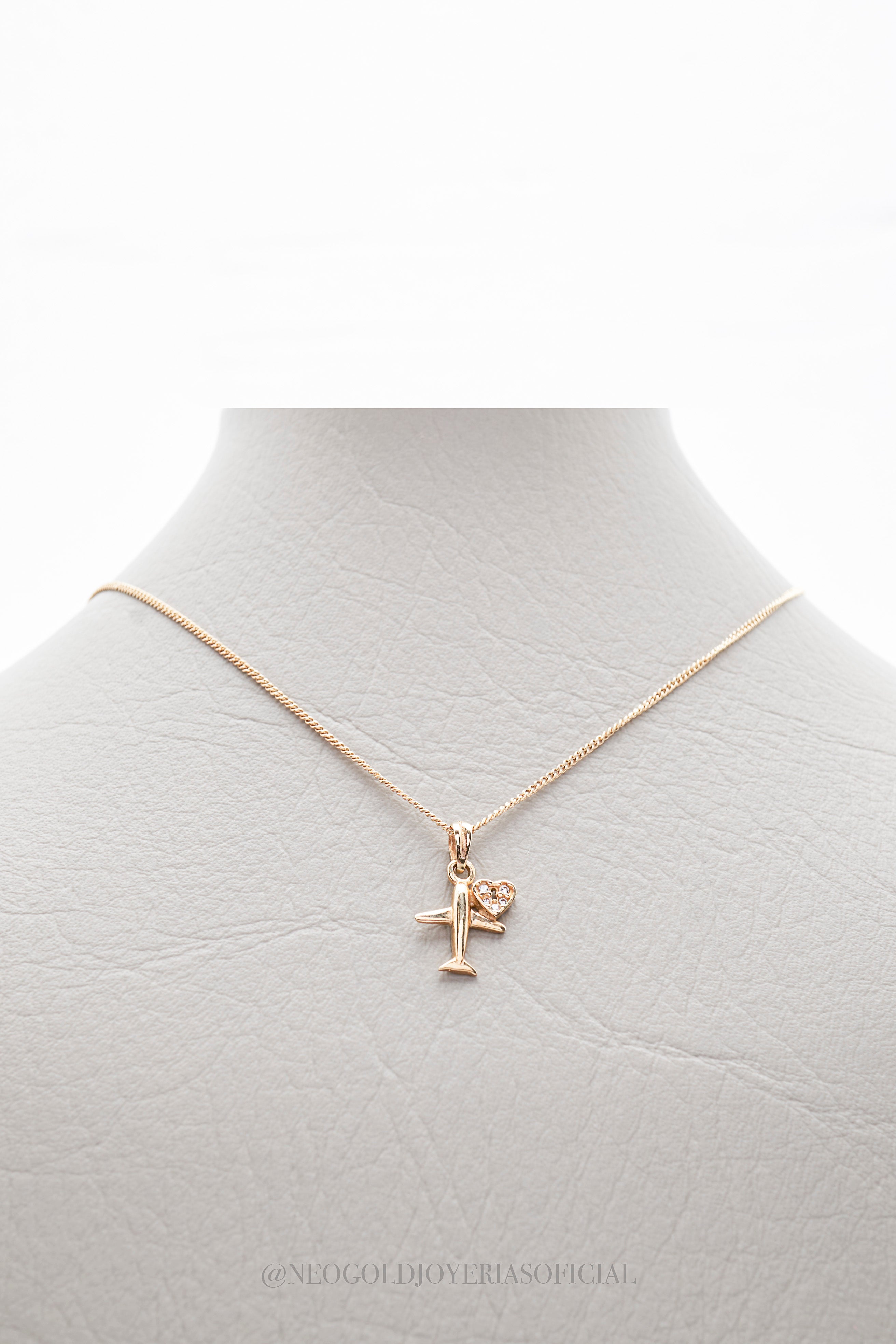 DIJE AVION/CORAZON OA - REF 012320