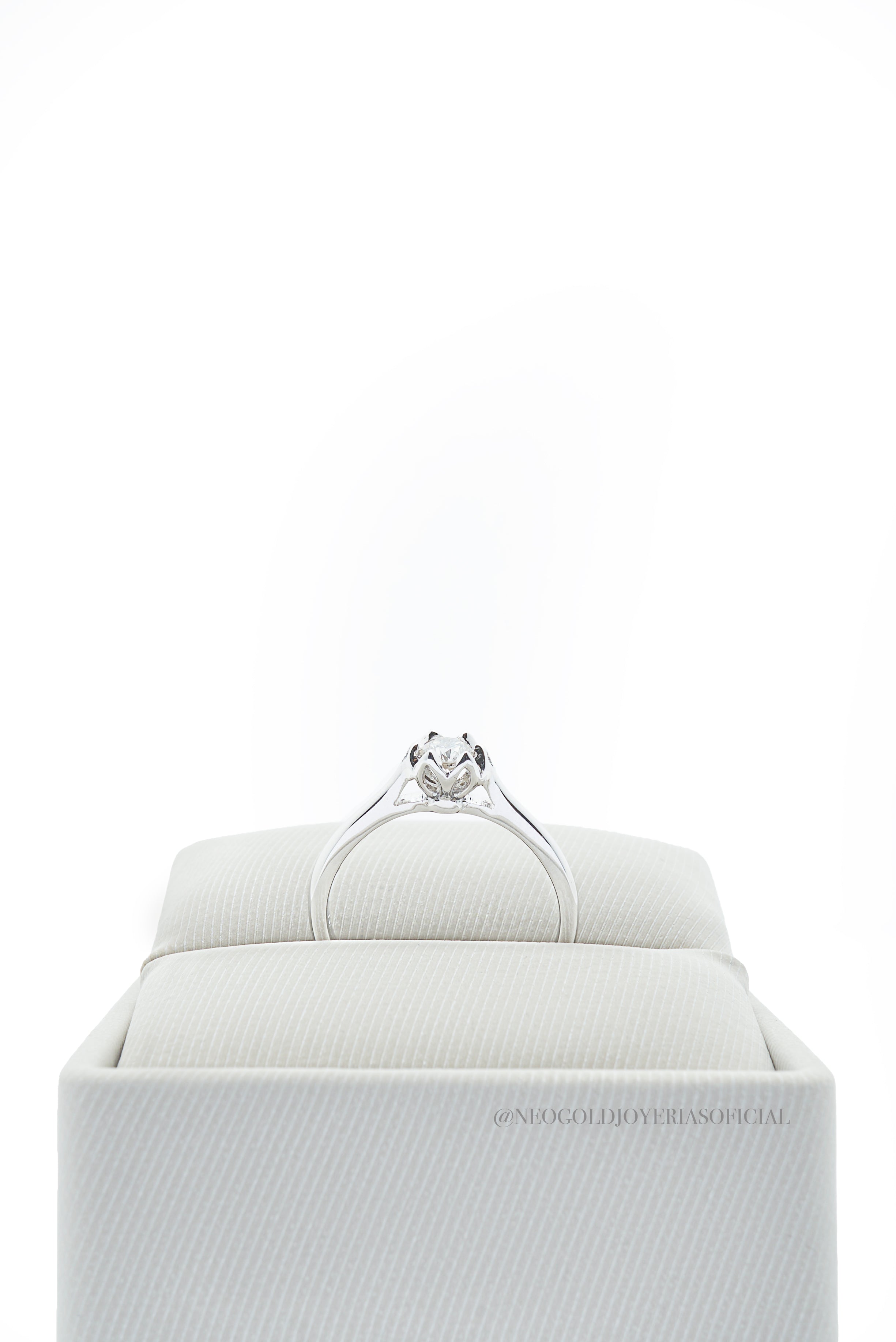 ANILLO SOLITARIO OB / DIAMANTE - REF 004208