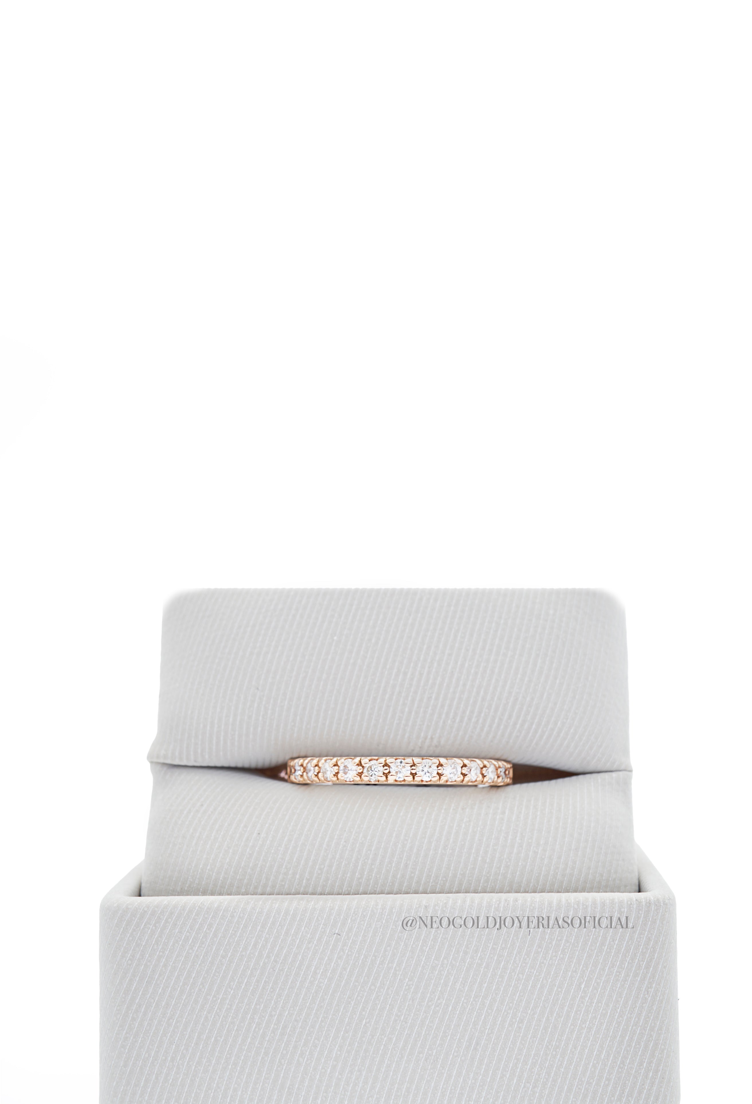 ANILLO BANDA OR / DIAMANTES - REF 004876