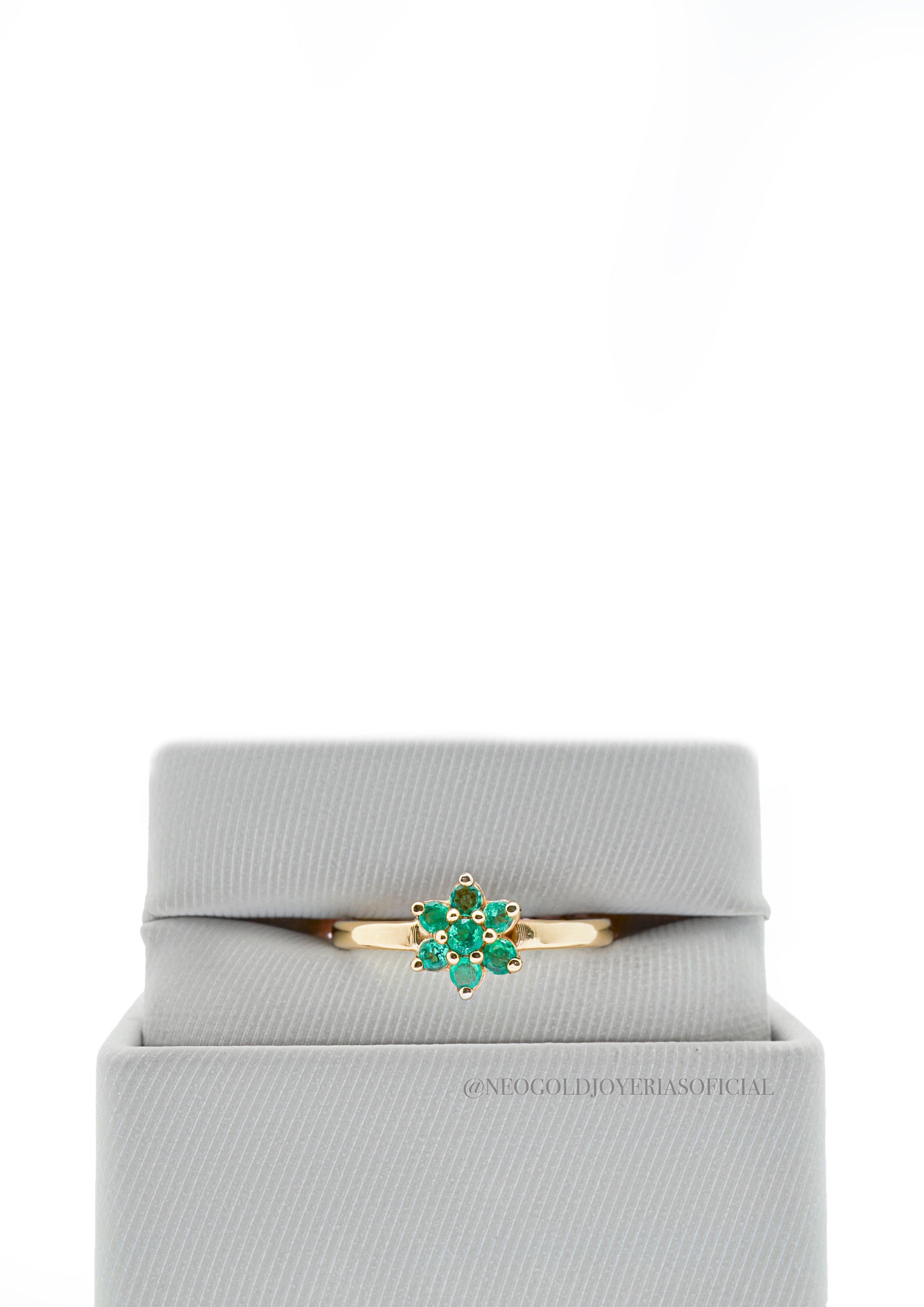 ANILLO OA/ ESMERALDA - REF 010472