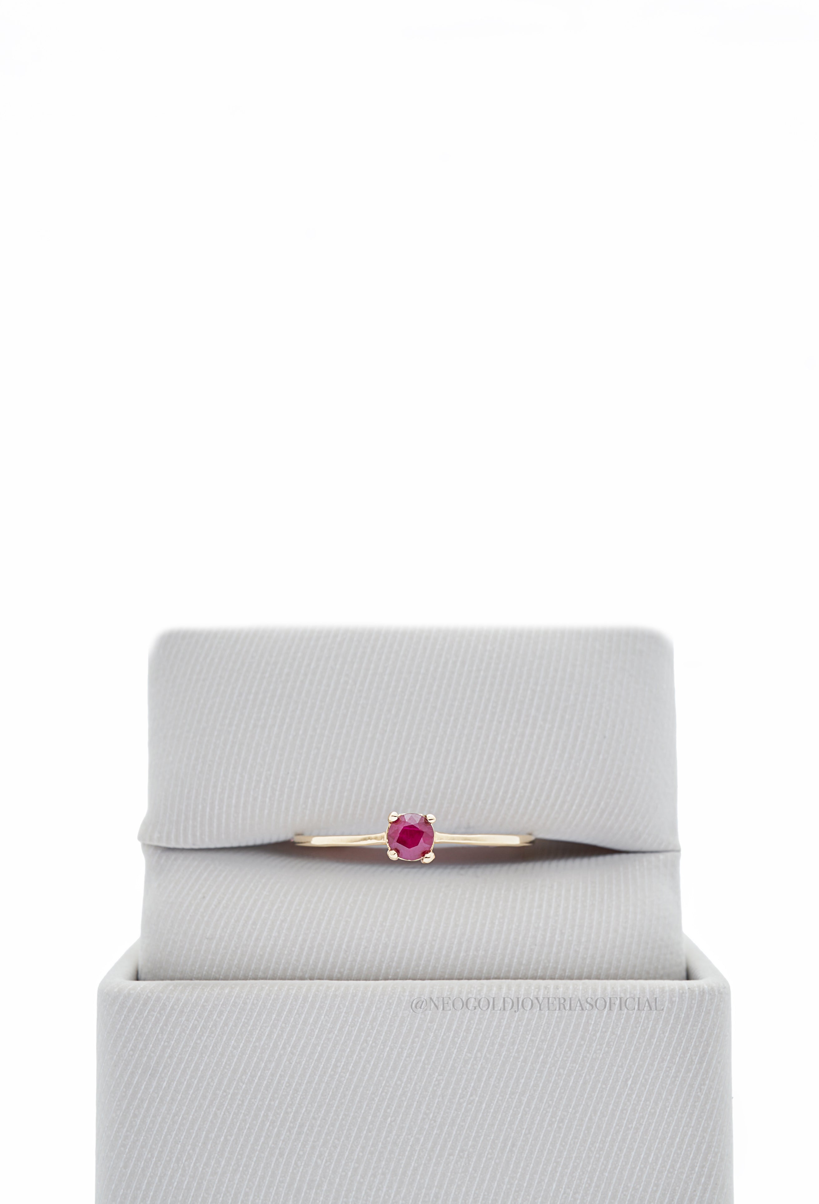 ANILLO OR / RUBI - REF 011799
