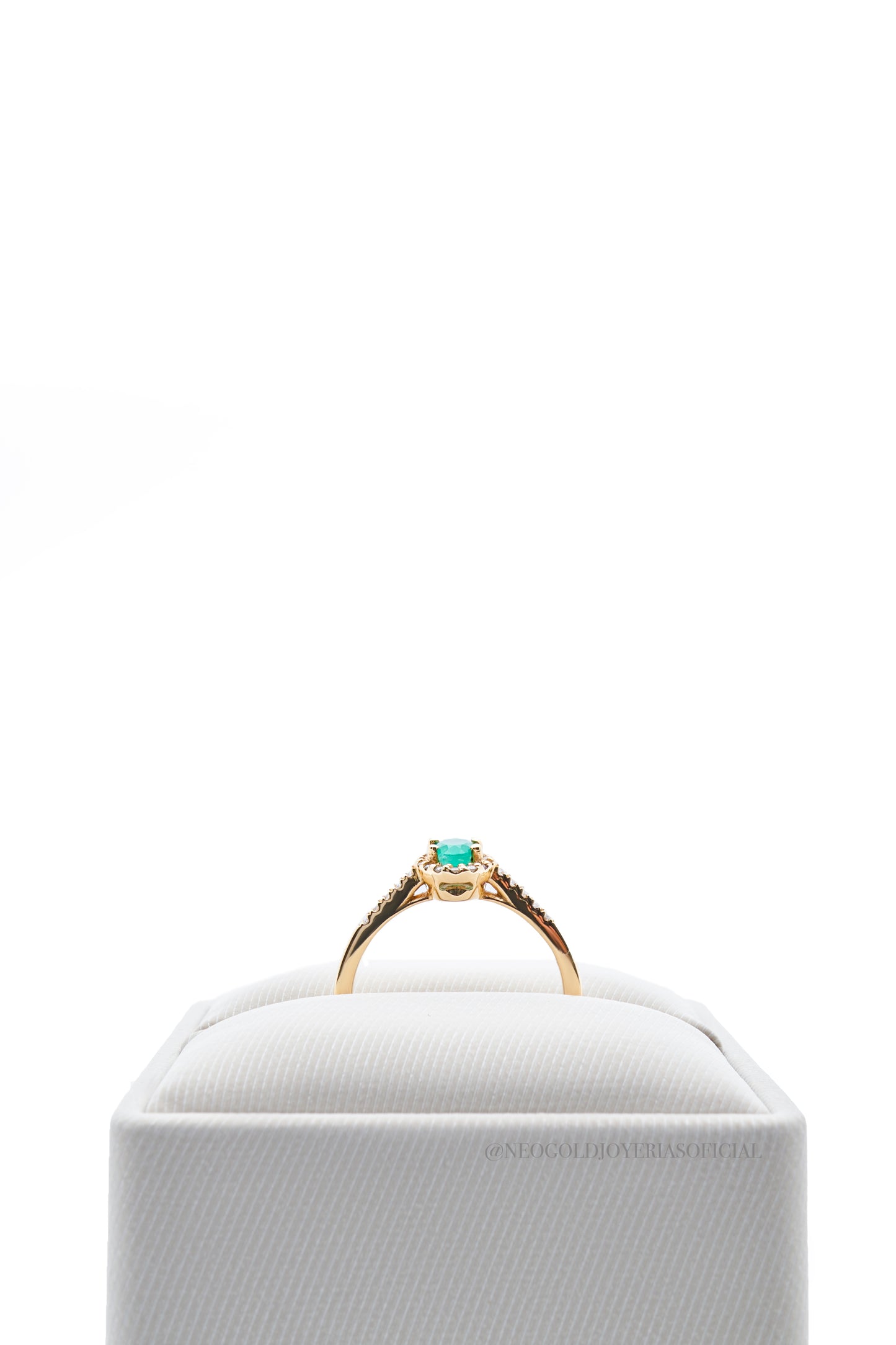 ANILLO OA/ ESMERALDA/ DIAMANTES - REF 012336