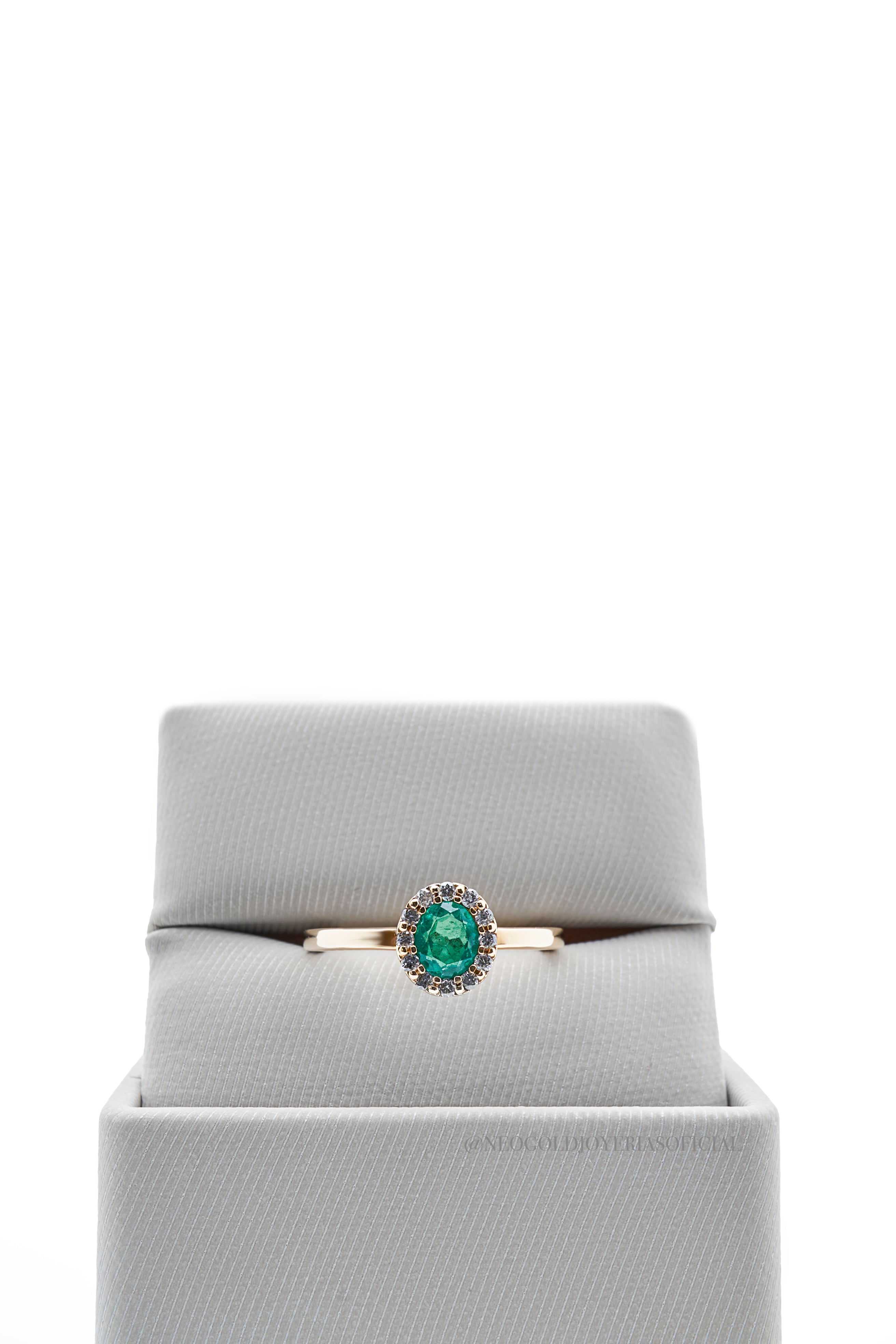 ANILLO OA / ESMERALDA / DIAMANTES - REF 012489