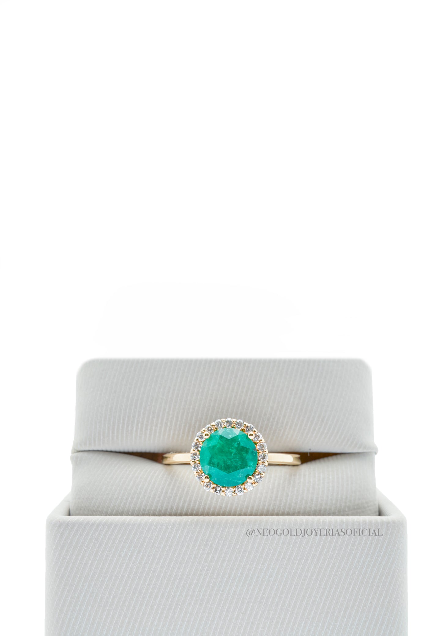 ANILLO OA / ESMERALDA / DIAMANTES - REF 012920