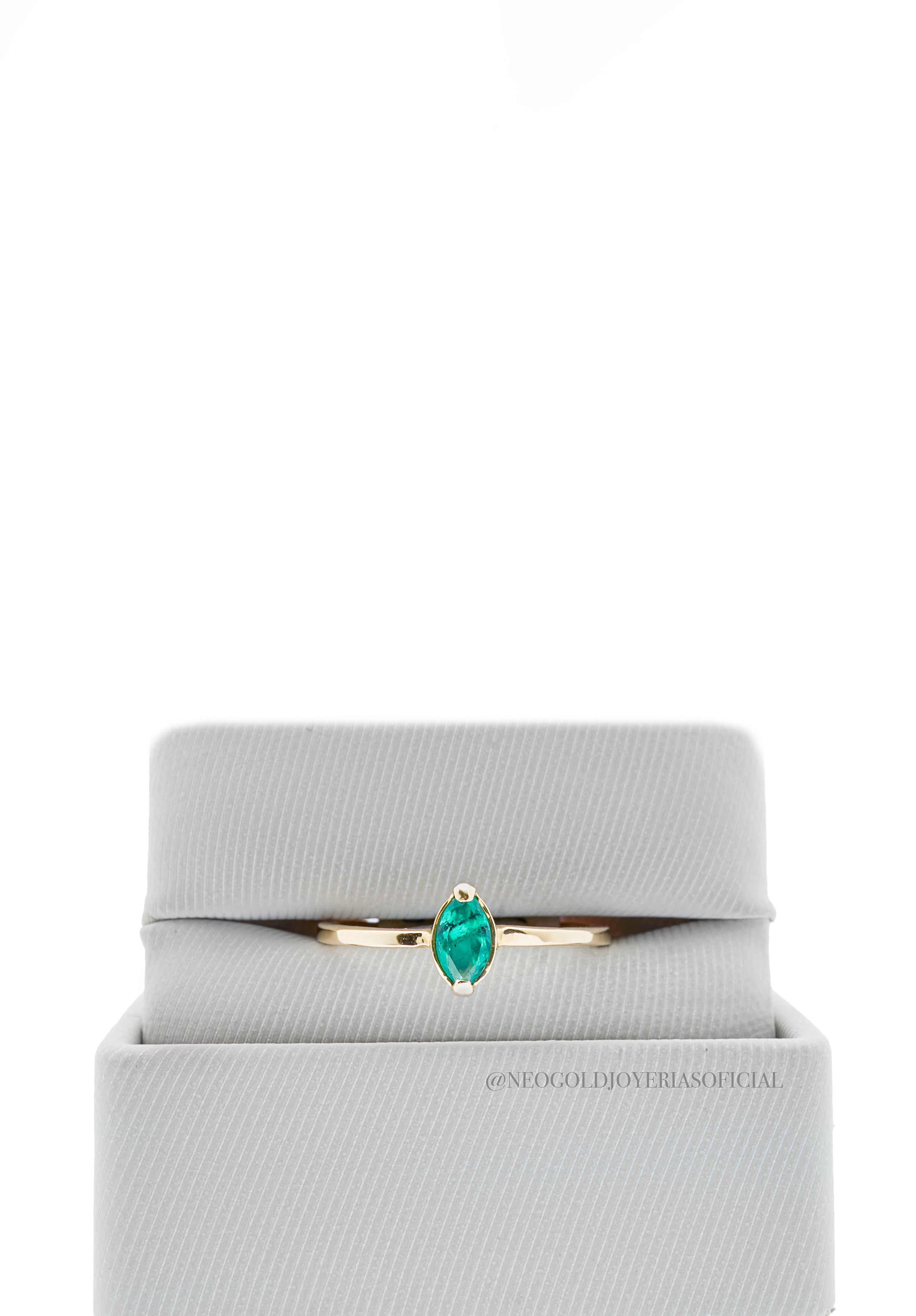 ANILLO OA / ESMERALDA - REF 014558