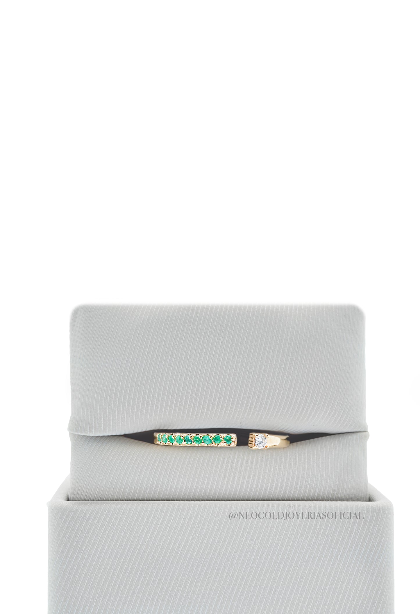 ANILLO OA / ESMERALDA / DIAMANTE - REF 015016