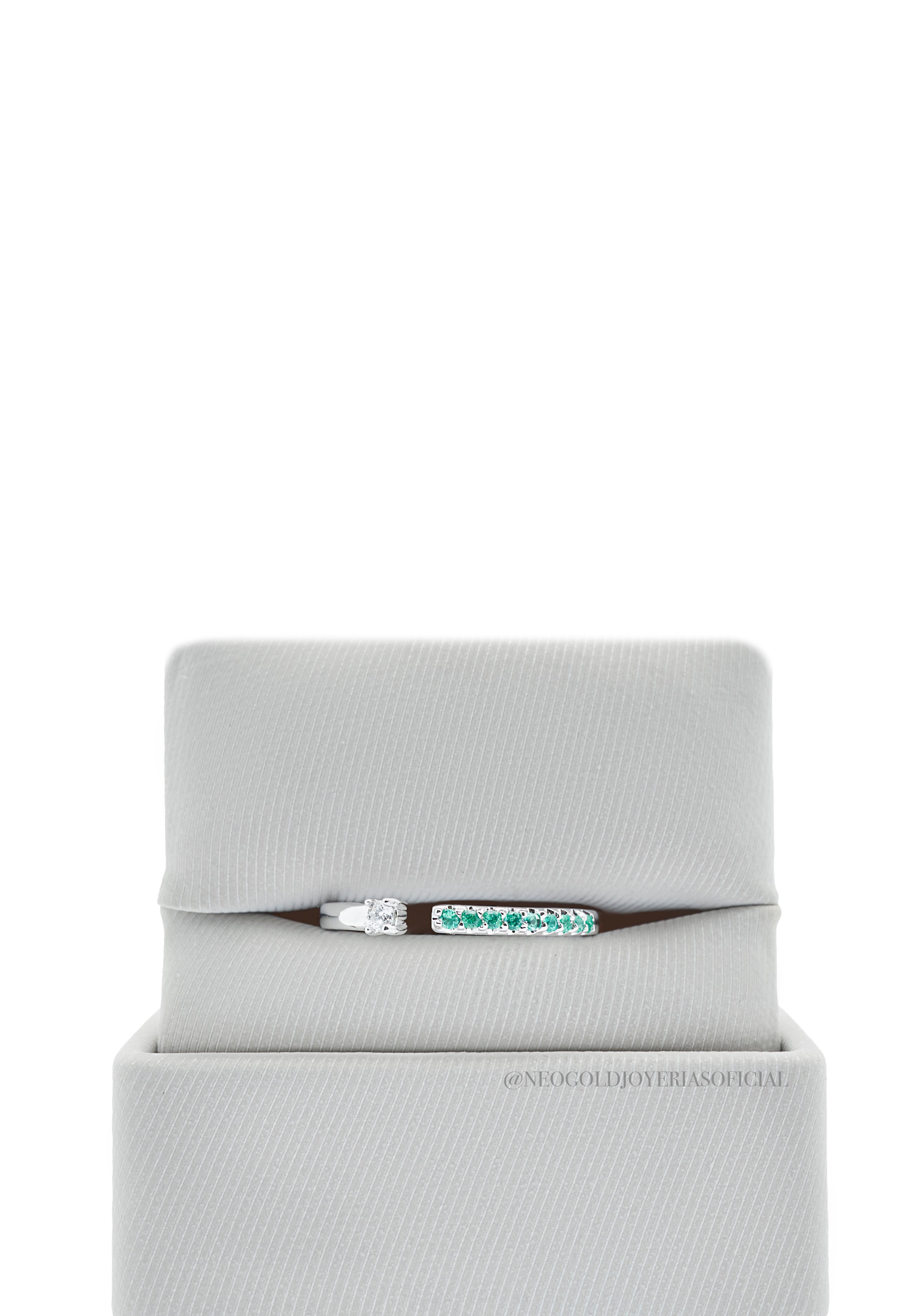 ANILLO OB / ESMERALDA / DIAMANTE - REF 015018