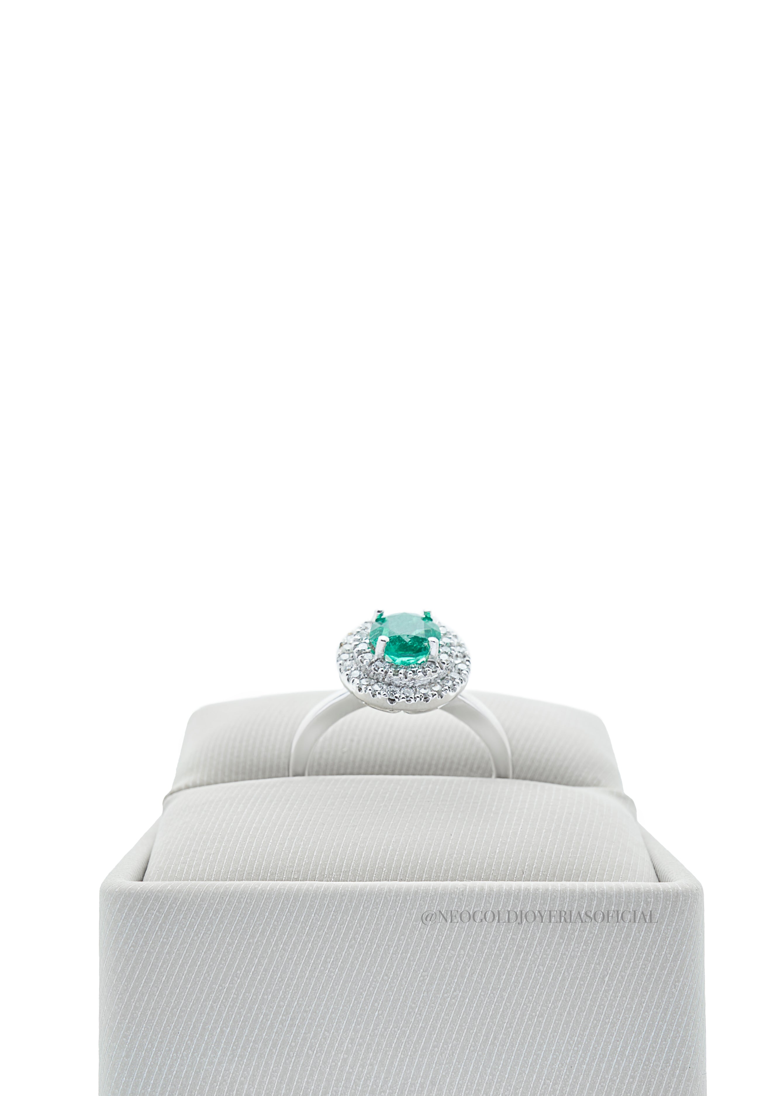 ANILLO OB / ESMERALDA / DIAMANTES - REF 015282