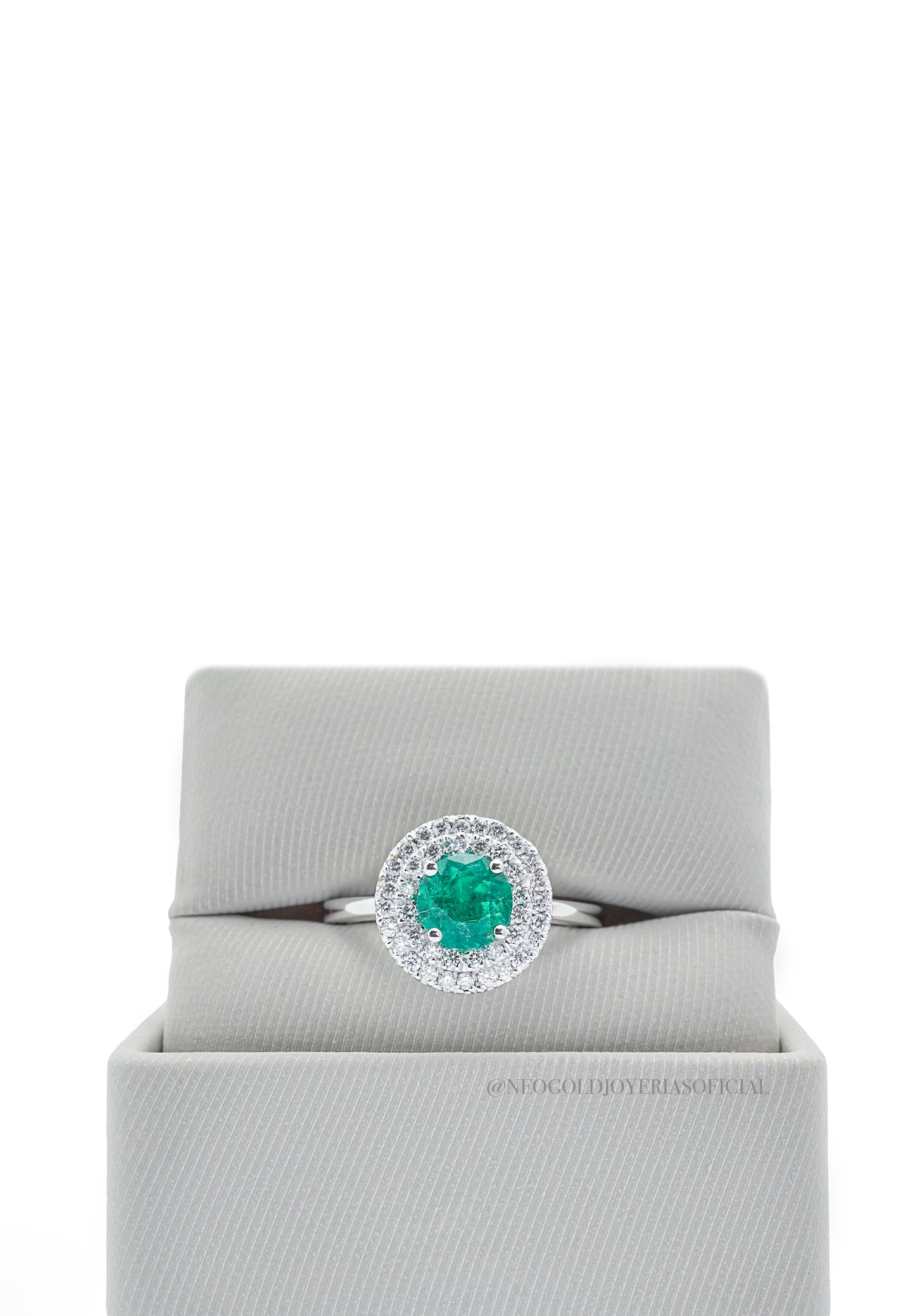 ANILLO OB / ESMERALDA / DIAMANTES - REF 015282