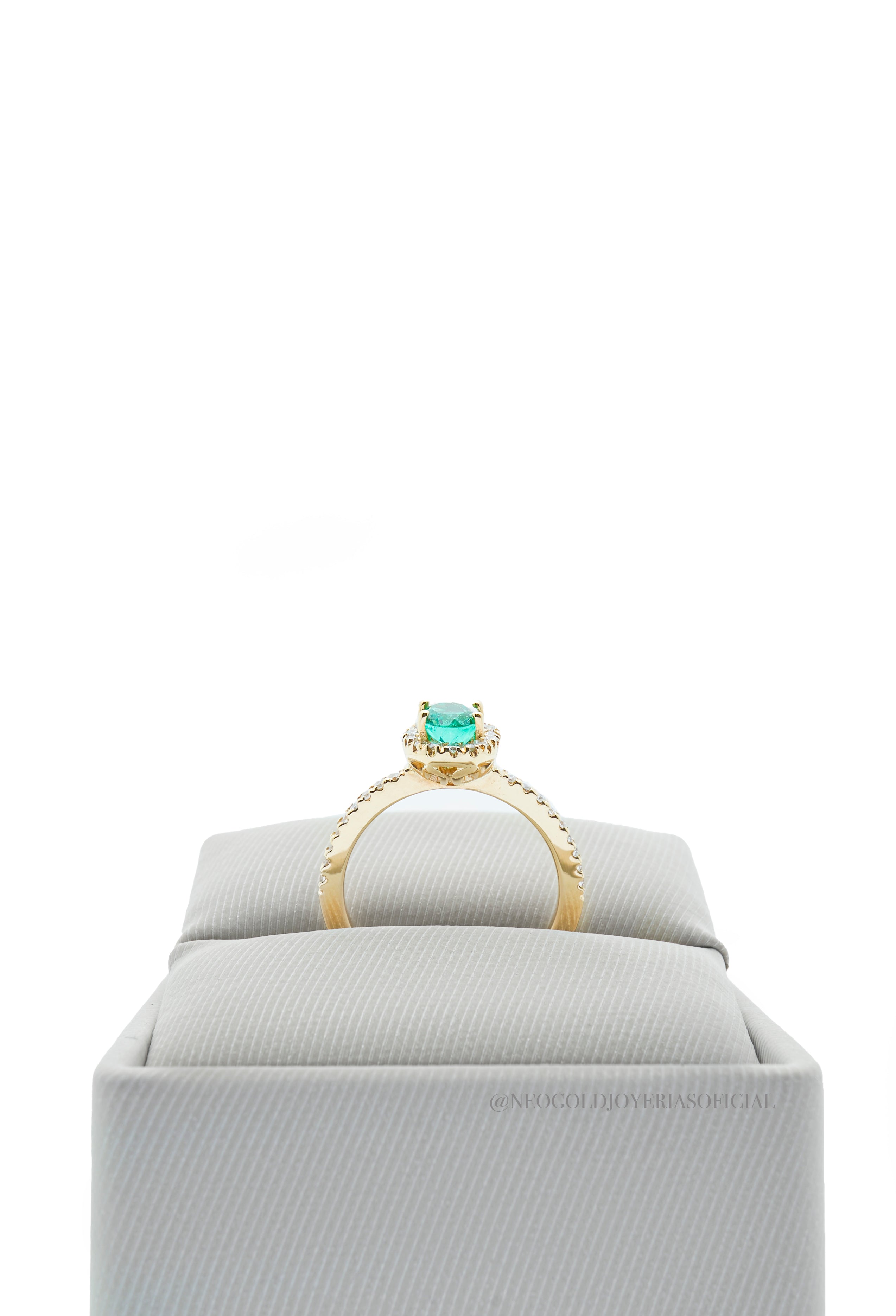 ANILLO OA / ESMERALDA / DIAMANTES - REF 015283