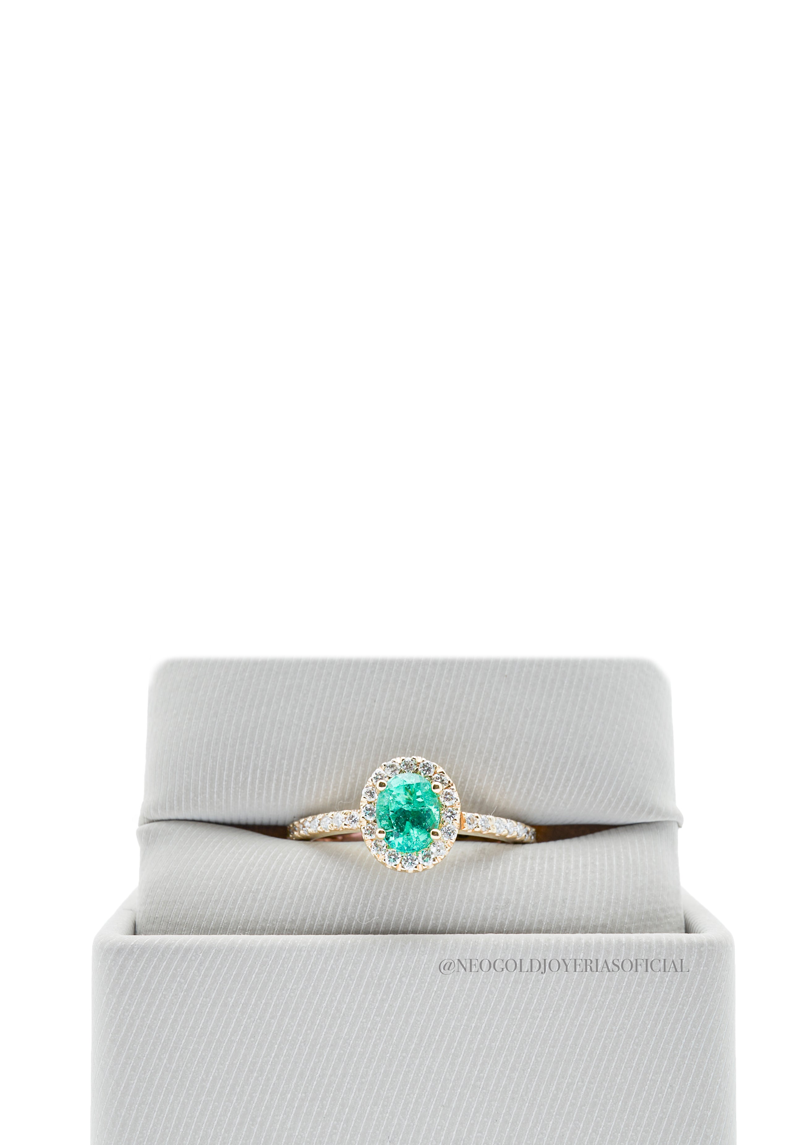 ANILLO OA / ESMERALDA / DIAMANTES - REF 015283
