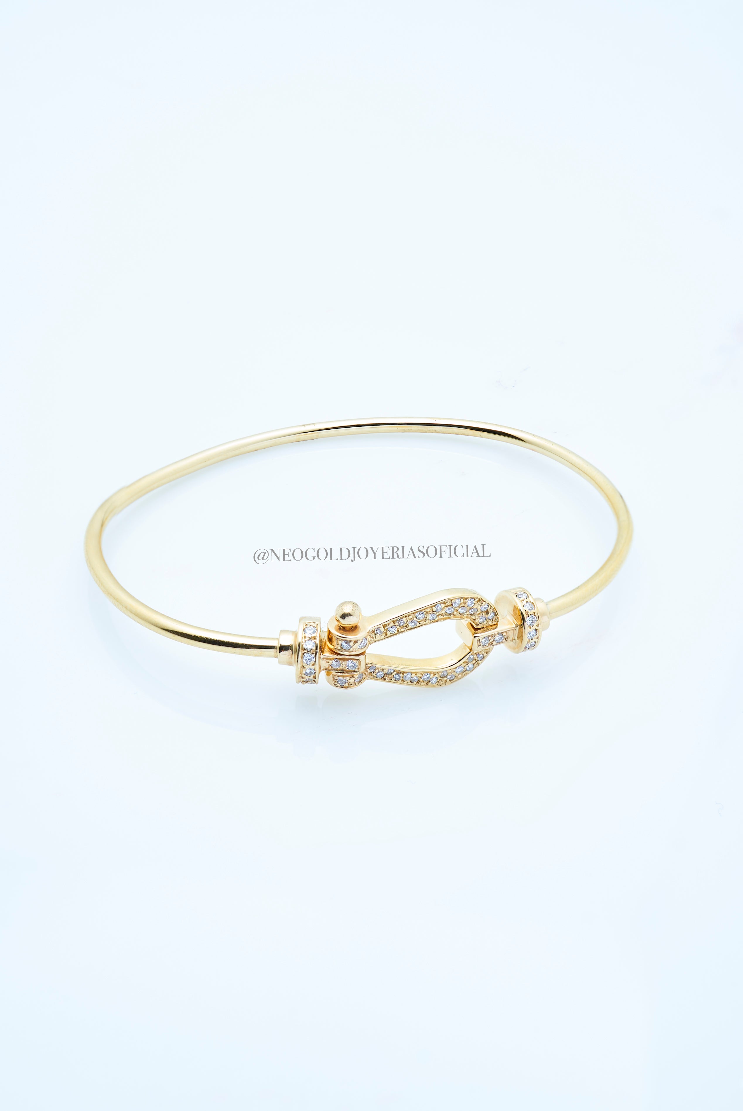 PULSERA HEBILLA OA 18K / DIAMANTES NATURALES REF 015405