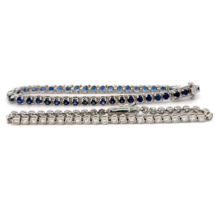 Pulsera tenis con diamantes