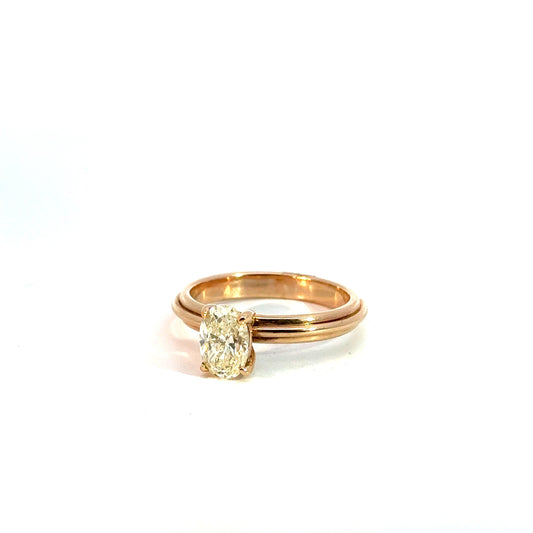 ANILLO DIAMANTE OVAL - Neogold