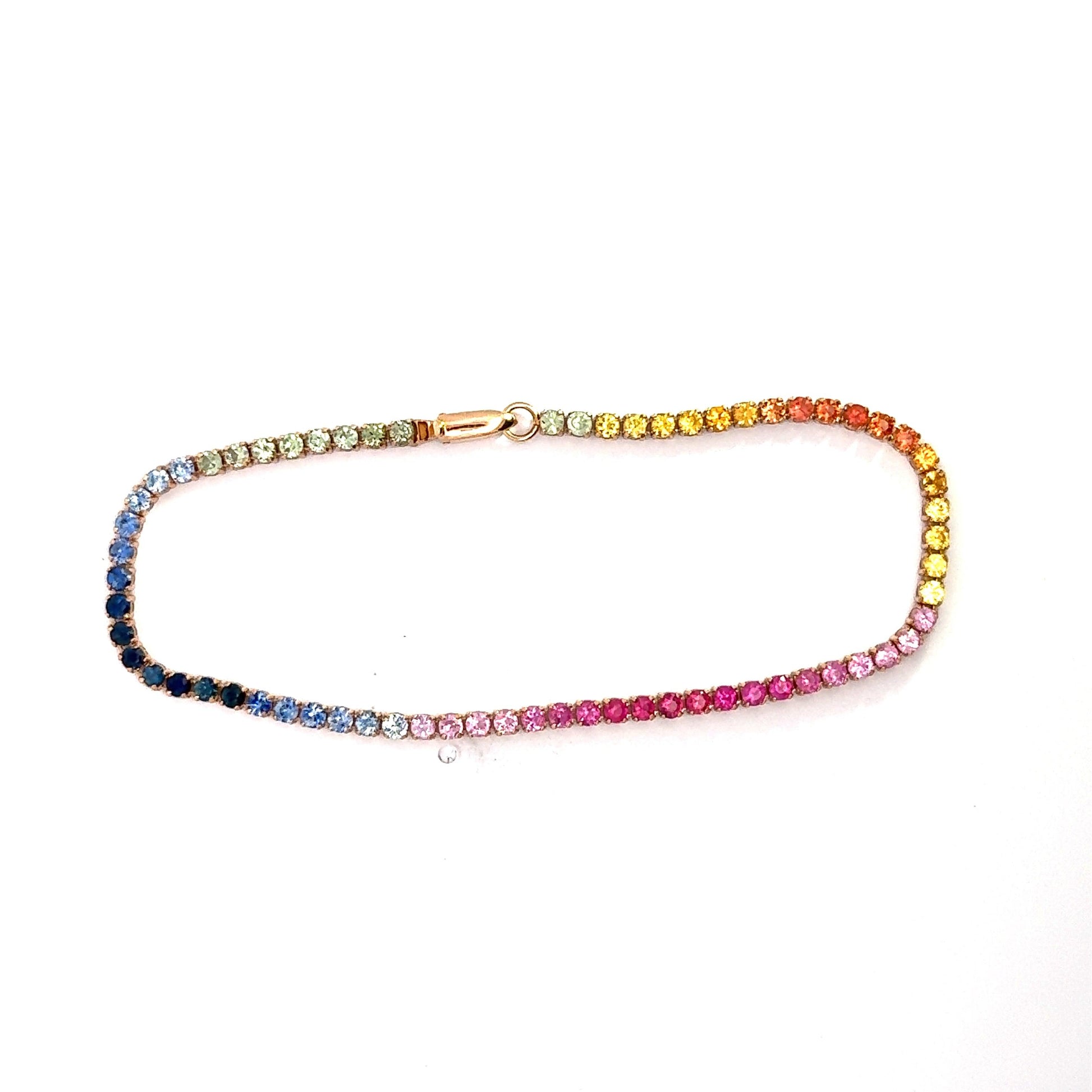 PULSERA TENIS CON ZAFIROS - Neogold