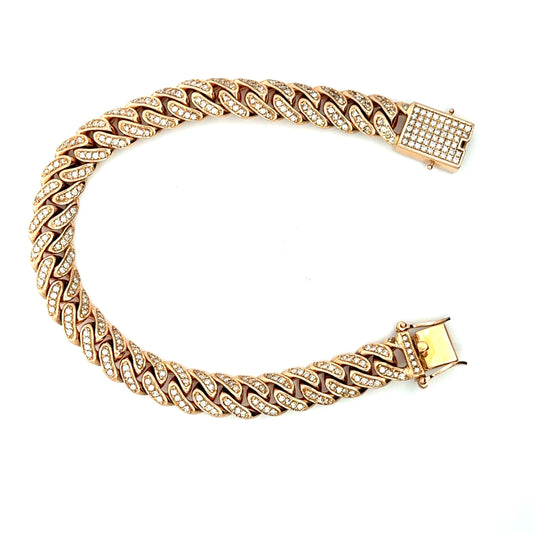 PULSERA ESPECIAL CUBANA ESLABON DELFIN - Neogold