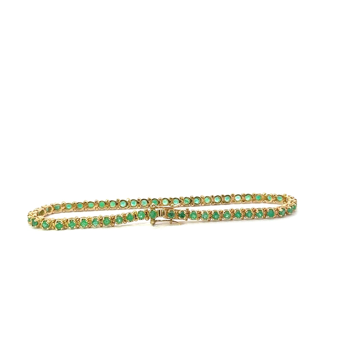 PULSERA TENIS CON ESMERALDA - Neogold