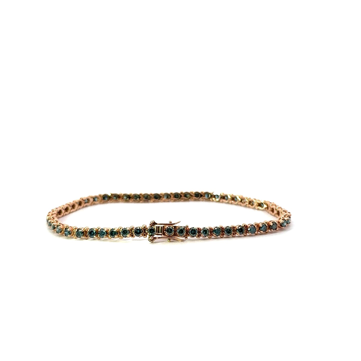 PULSERA TENIS DIAMANTE AZUL - Neogold