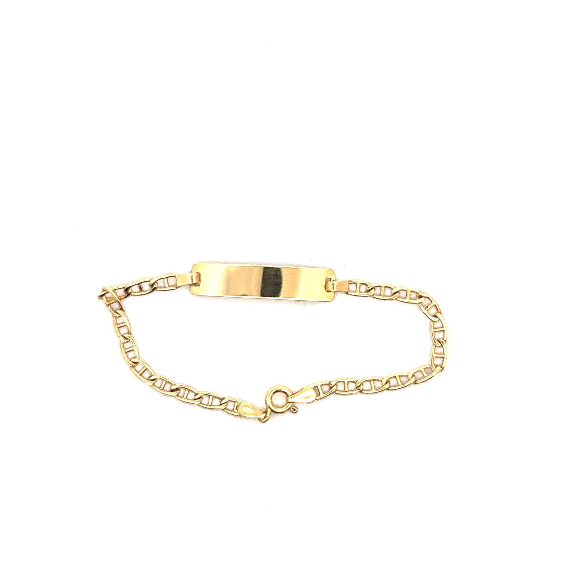 PULSERA OA BB ITALIANA + PLACA CADENA MARTILLADA - Neogold