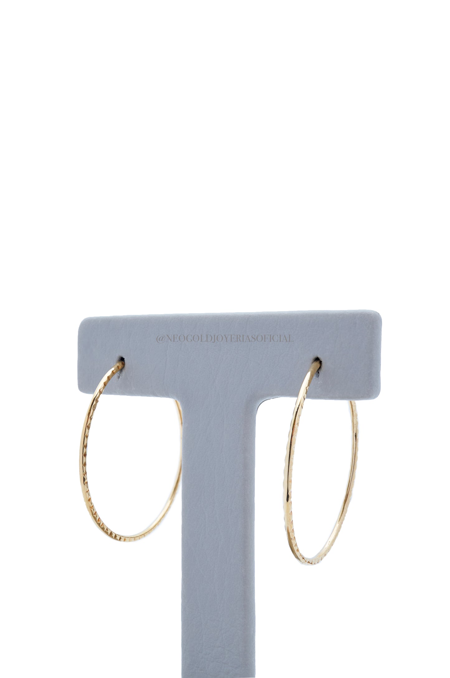 CANDOGAS FACETIADAS, OA 18K, GRANDES REF 012245