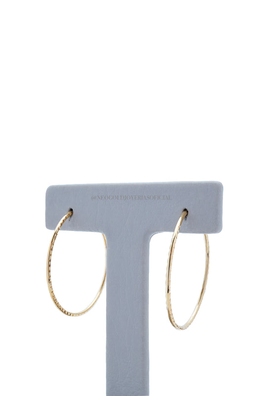 CANDOGAS FACETIADAS, OA 18K, GRANDES REF 012245