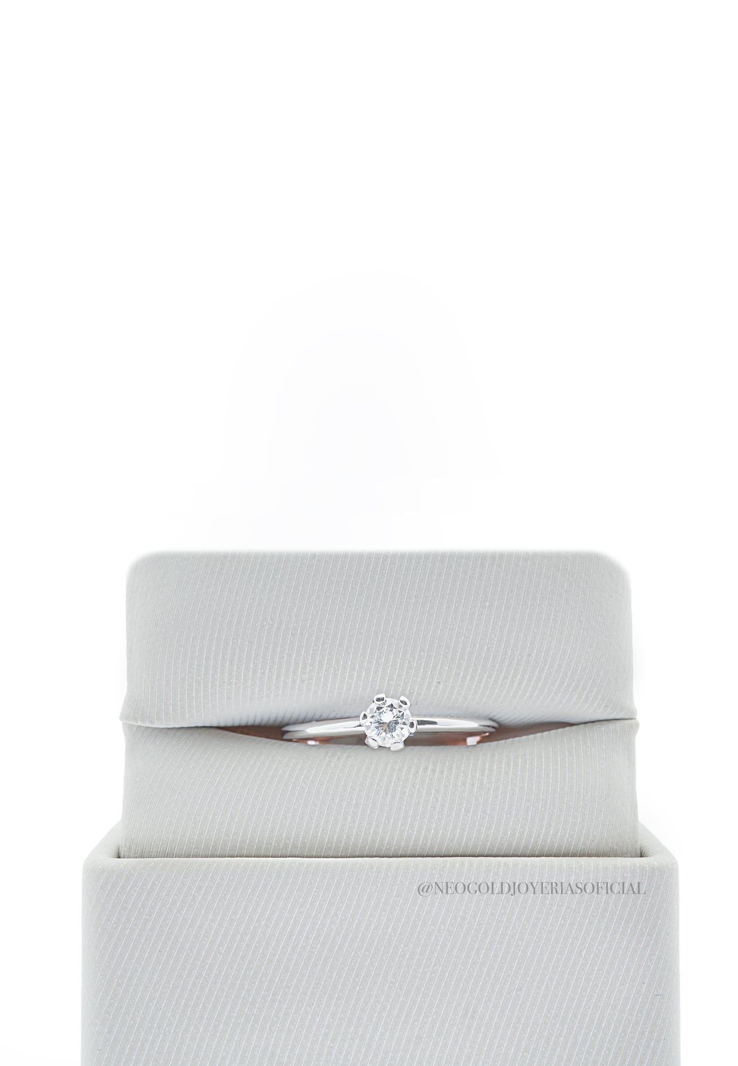 ANILLO SOLITARIO  OB / DIAMANTES - REF 005786