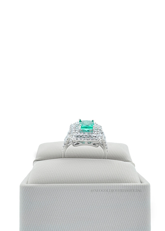 ANILLO OB / ESMERALDA / DIAMANTES - REF 013692