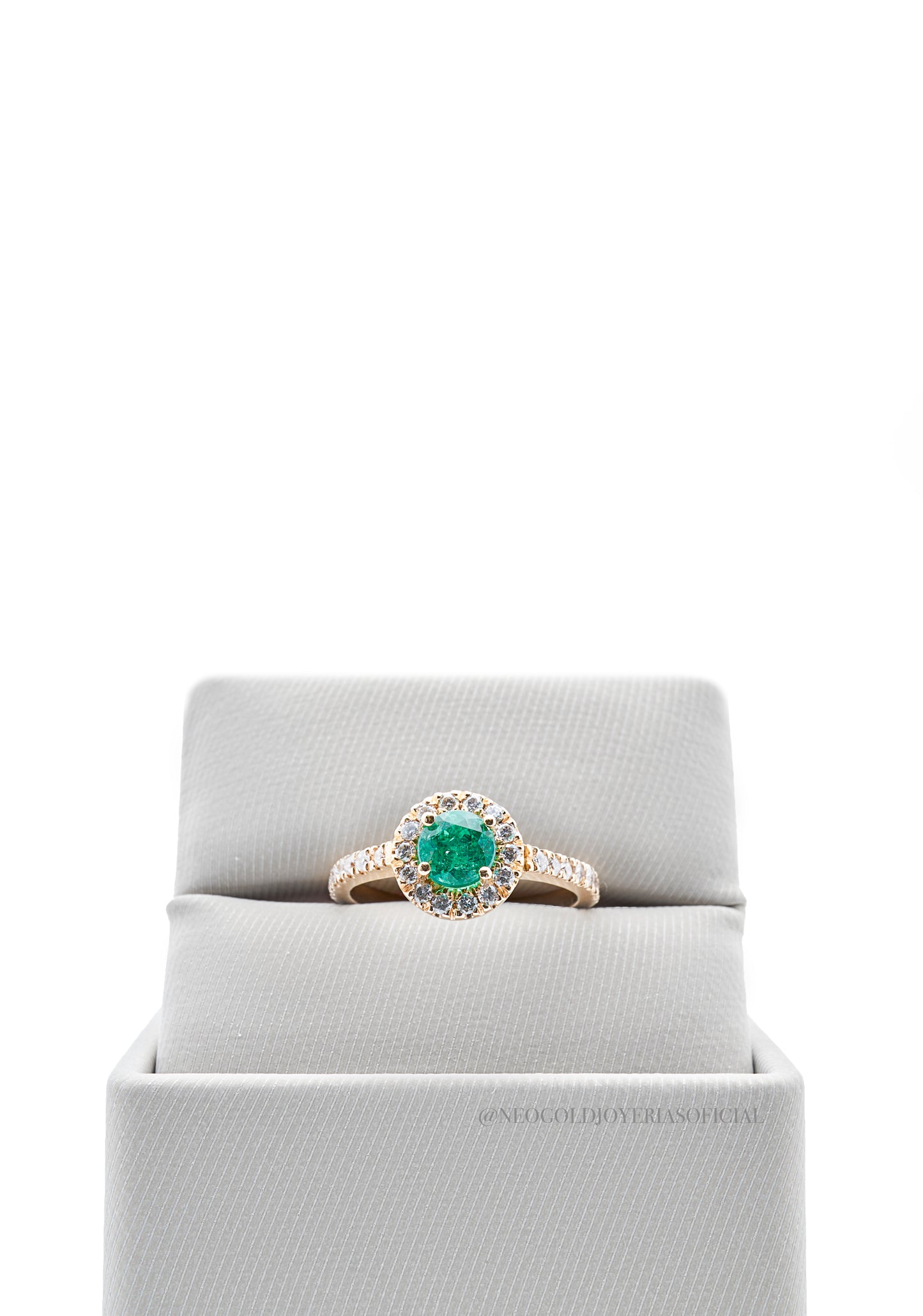 ANILLO OA / ESMERALDA / DIAMANTES - REF 014857