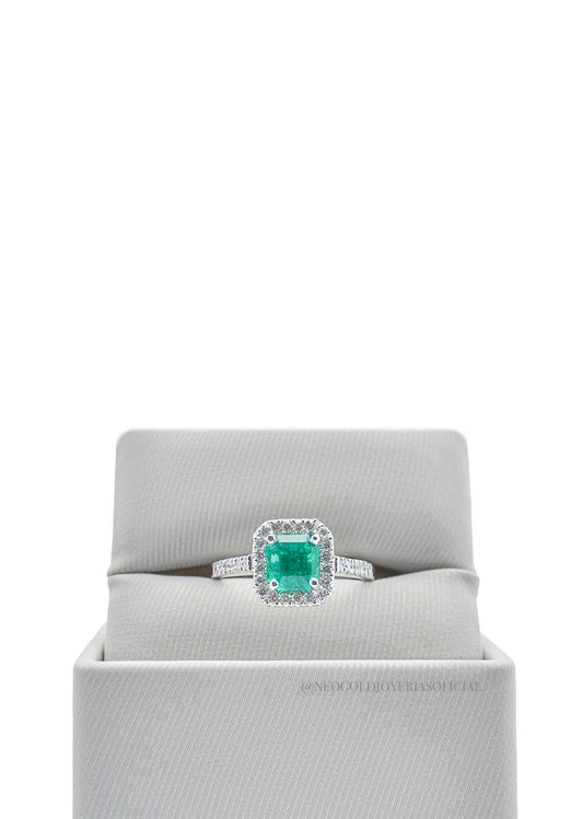 ANILLO OB / ESMERALDA / DIAMANTES - REF 015281