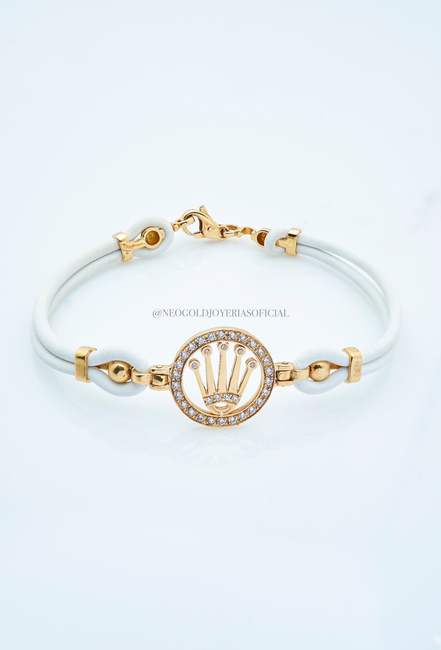 PULSERA OA 18K / NEOPRENO BLANCO REF 005587