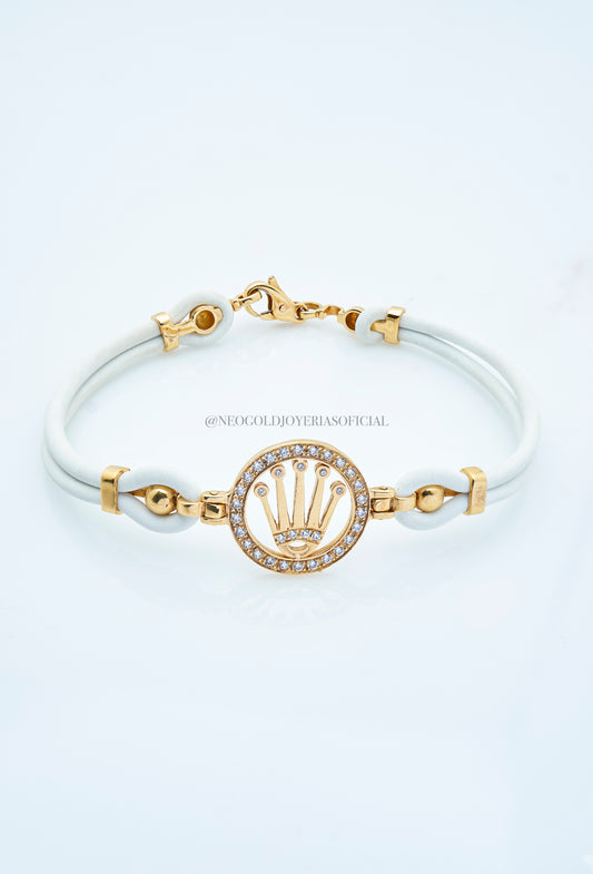 PULSERA OA 18K / NEOPRENO BLANCO REF 005587