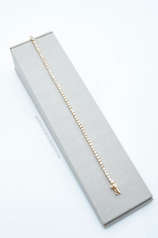PULSERA TENNIS OA 18K, DIAMANTES NATURALES REF 009427