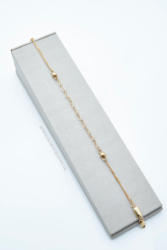 PULSERA OA 18K, CORAZONES  REF 014714