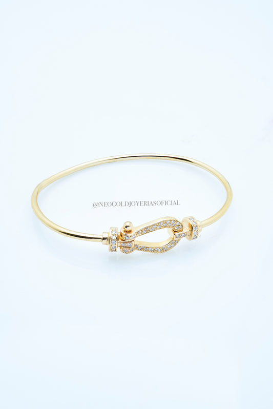PULSERA HEBILLA OA 18K / DIAMANTES NATURALES REF 015405